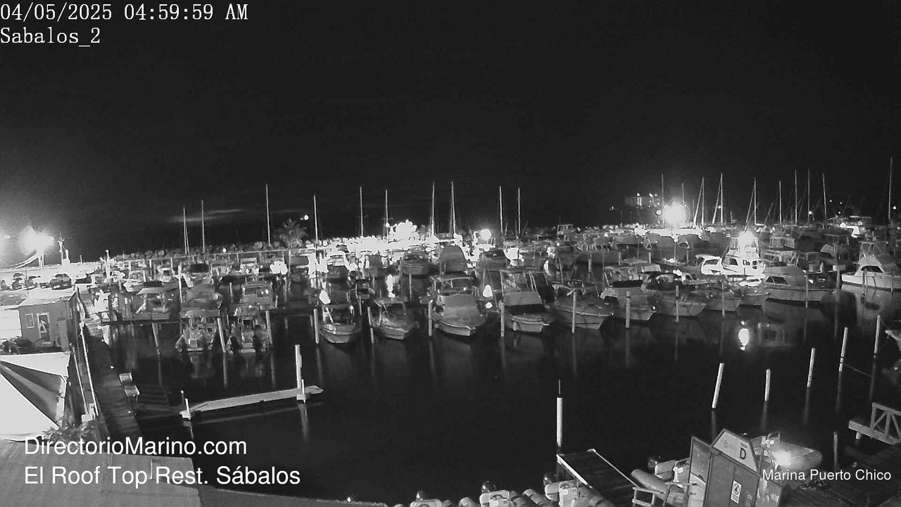 time-lapse frame, PuertoChico webcam