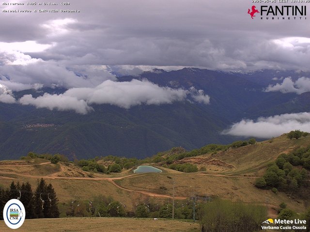 time-lapse frame, Mottarone webcam