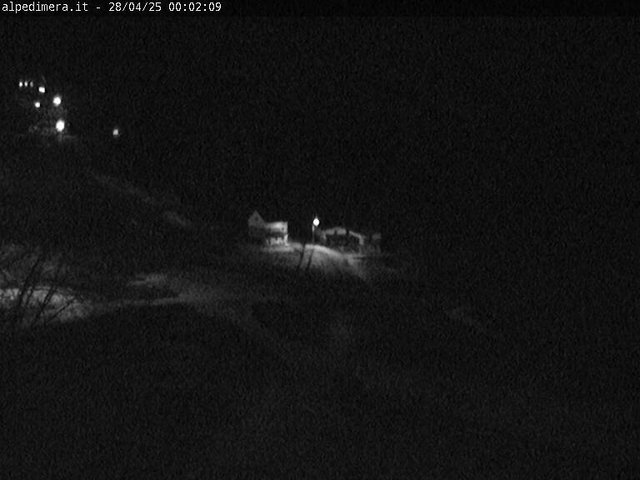 time-lapse frame, Alpe di Mera - Arrivo pista Baita e campo scuola webcam