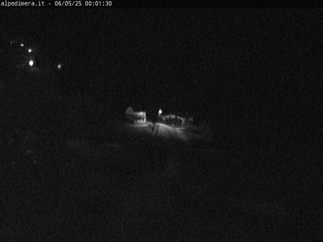 time-lapse frame, Alpe di Mera - Arrivo pista Baita e campo scuola webcam