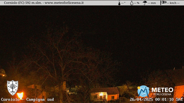 time-lapse frame, Corniolo webcam
