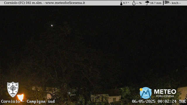 time-lapse frame, Corniolo webcam
