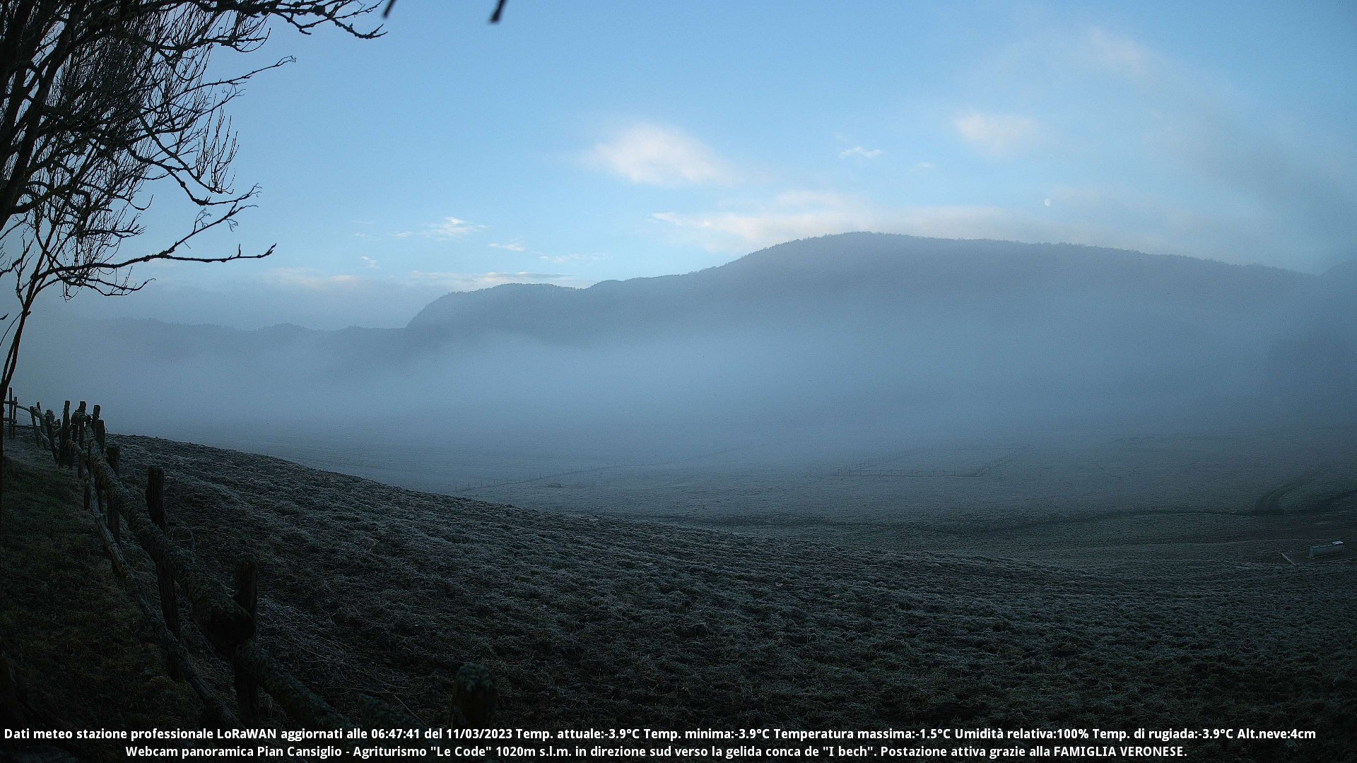 time-lapse frame, Webcam Cansiglio - verso la piana dei "Bech" webcam