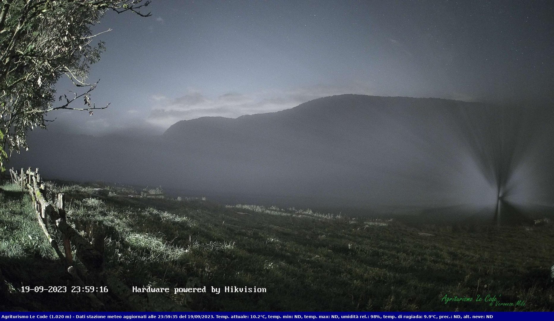 time-lapse frame, Webcam Cansiglio - verso la piana dei "Bech" webcam