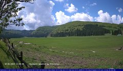 view from Webcam Cansiglio - verso la piana dei "Bech" on 2024-05-18