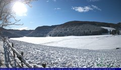 view from Webcam Cansiglio - verso la piana dei "Bech" on 2024-12-23