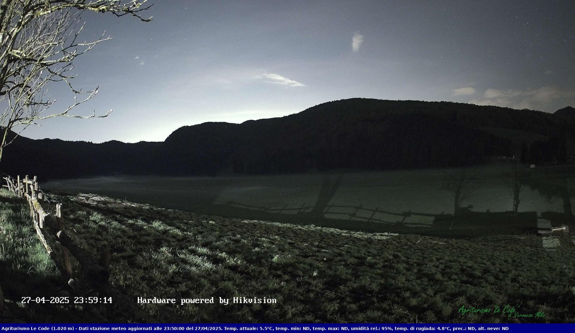 time-lapse frame, Webcam Cansiglio - verso la piana dei "Bech" webcam