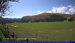 view from Webcam Cansiglio - verso la piana dei "Bech" on 2025-04-28
