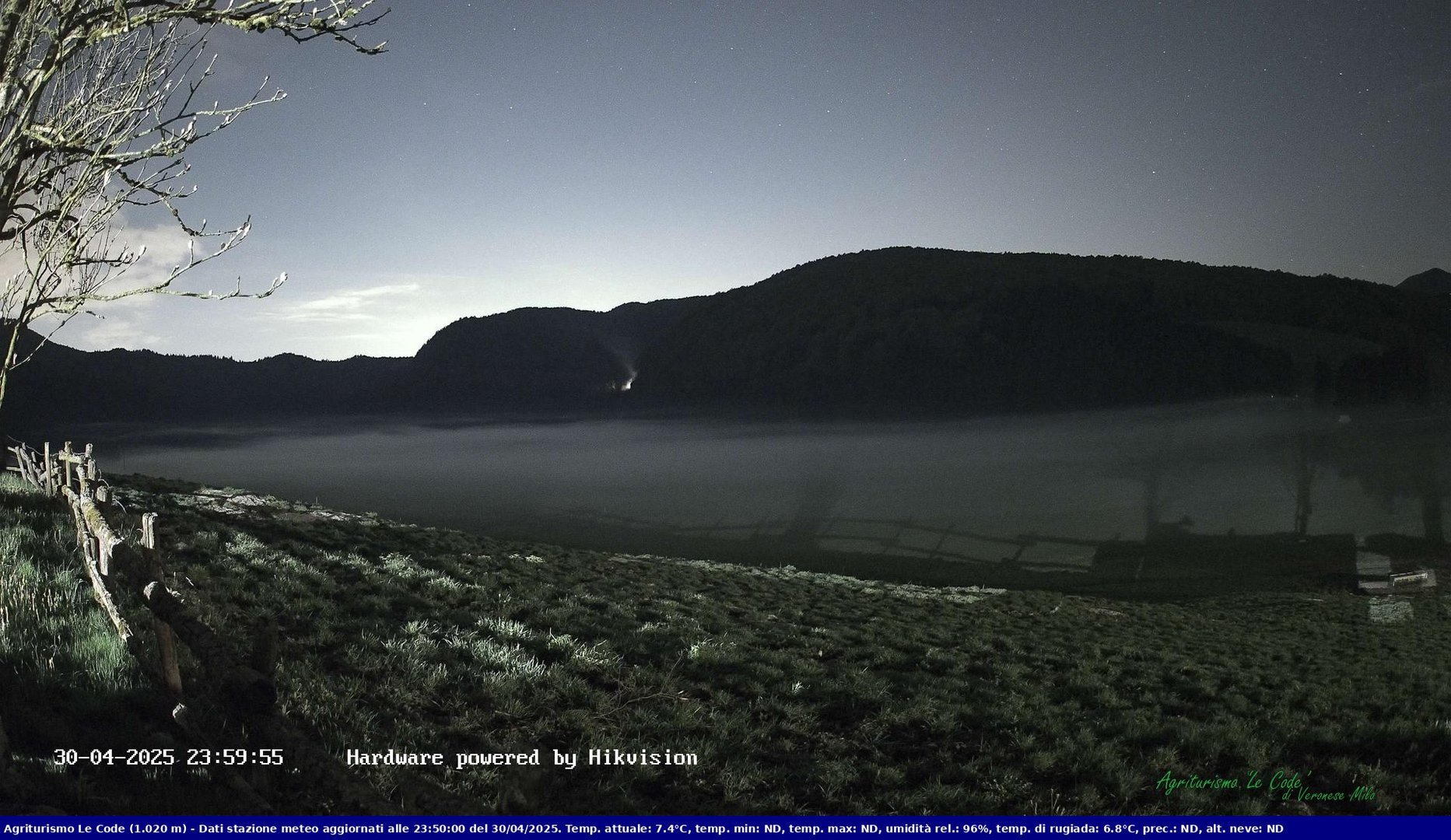 time-lapse frame, Webcam Cansiglio - verso la piana dei "Bech" webcam