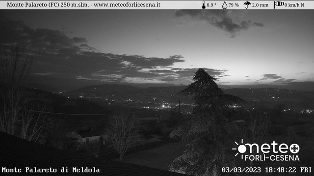 time-lapse frame, Bacio Giove Venere webcam