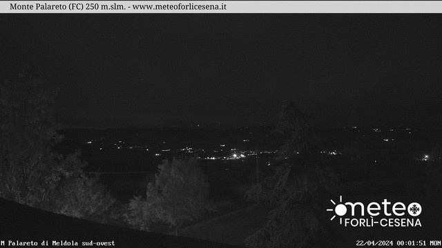 time-lapse frame, Monte Palareto webcam
