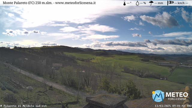 time-lapse frame, Monte Palareto SE webcam