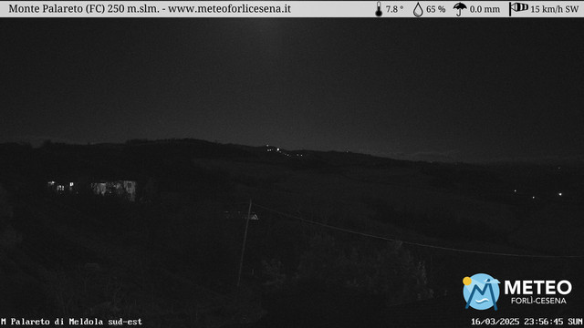 time-lapse frame, Monte Palareto SE webcam