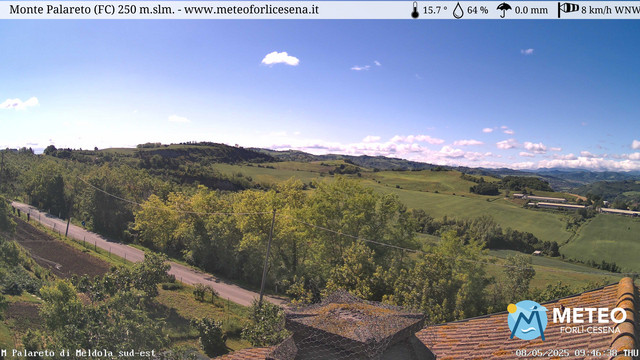 time-lapse frame, Monte Palareto SE webcam