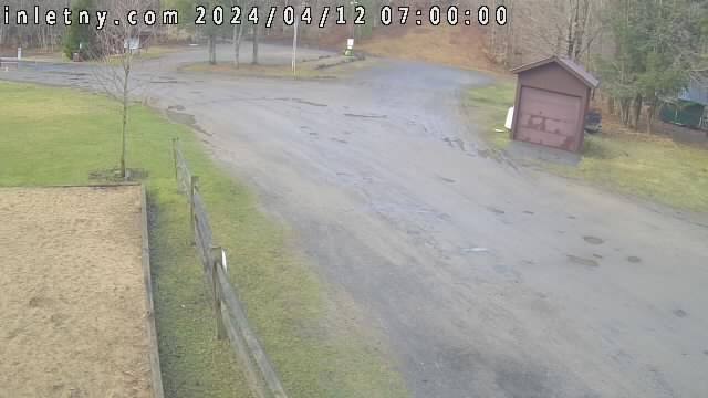 time-lapse frame, Inlet Fern Park Sledding webcam