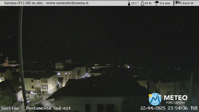 time-lapse frame, Sarsina webcam
