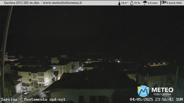 time-lapse frame, Sarsina webcam