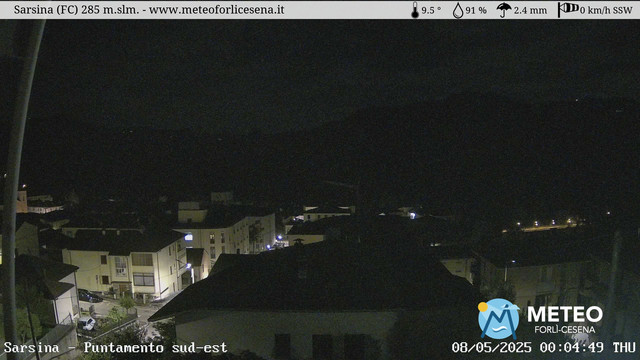 time-lapse frame, Sarsina webcam
