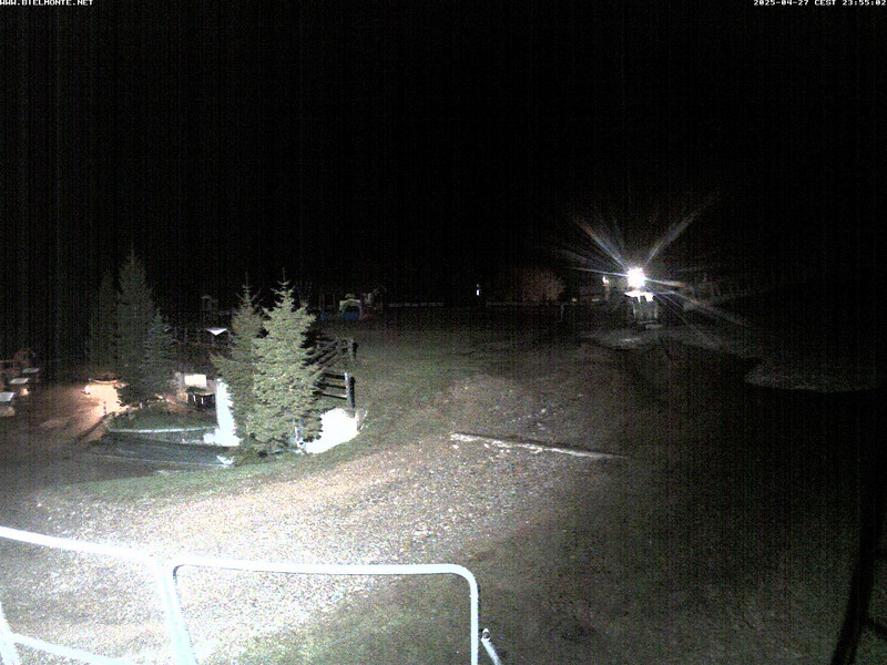 time-lapse frame, Bielmonte piste versante sud webcam