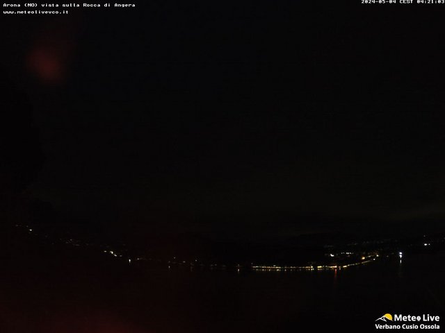 time-lapse frame, Rocca di Angera webcam