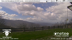view from Passo del Muraglione on 2024-03-24