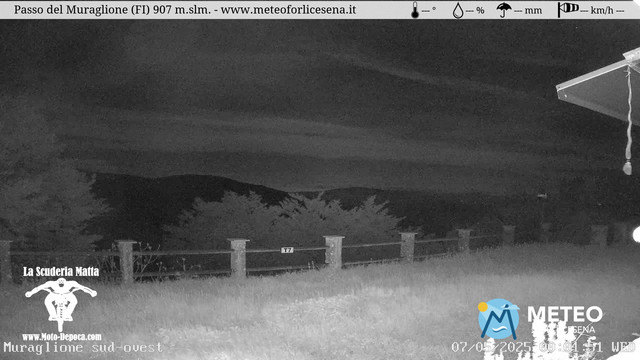 time-lapse frame, Passo del Muraglione webcam