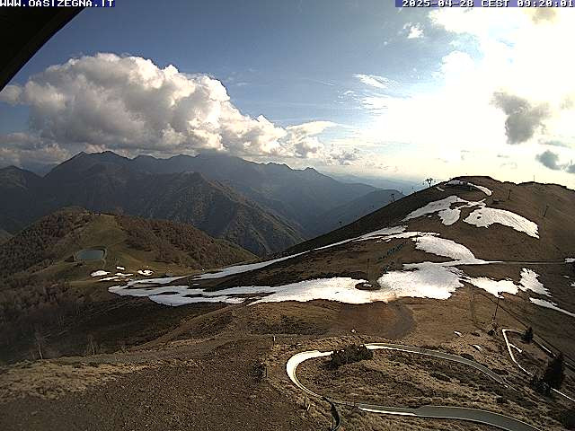 time-lapse frame, Bielmonte Monte Marca est webcam