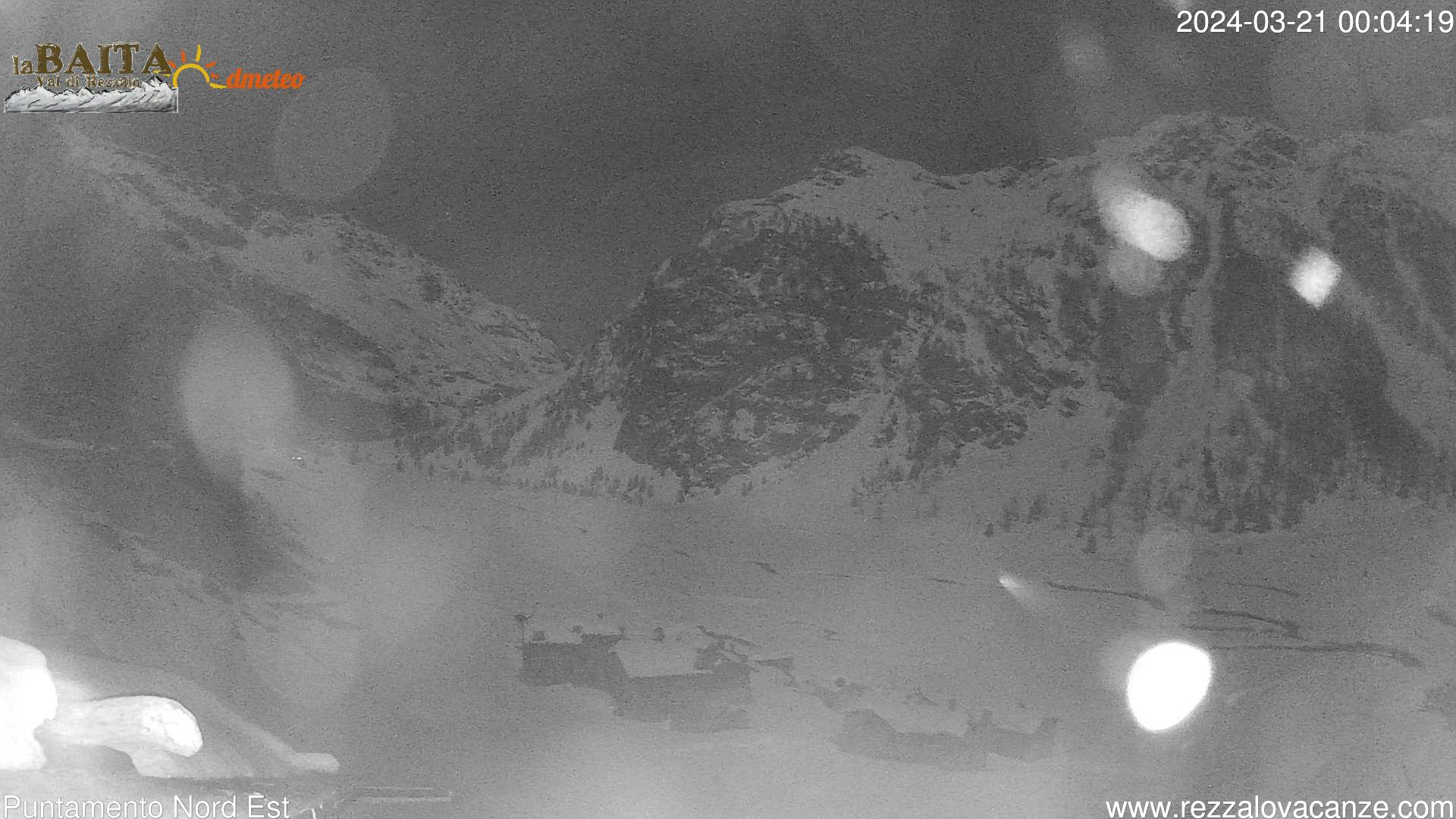 time-lapse frame, Val di Rèzzalo NE webcam