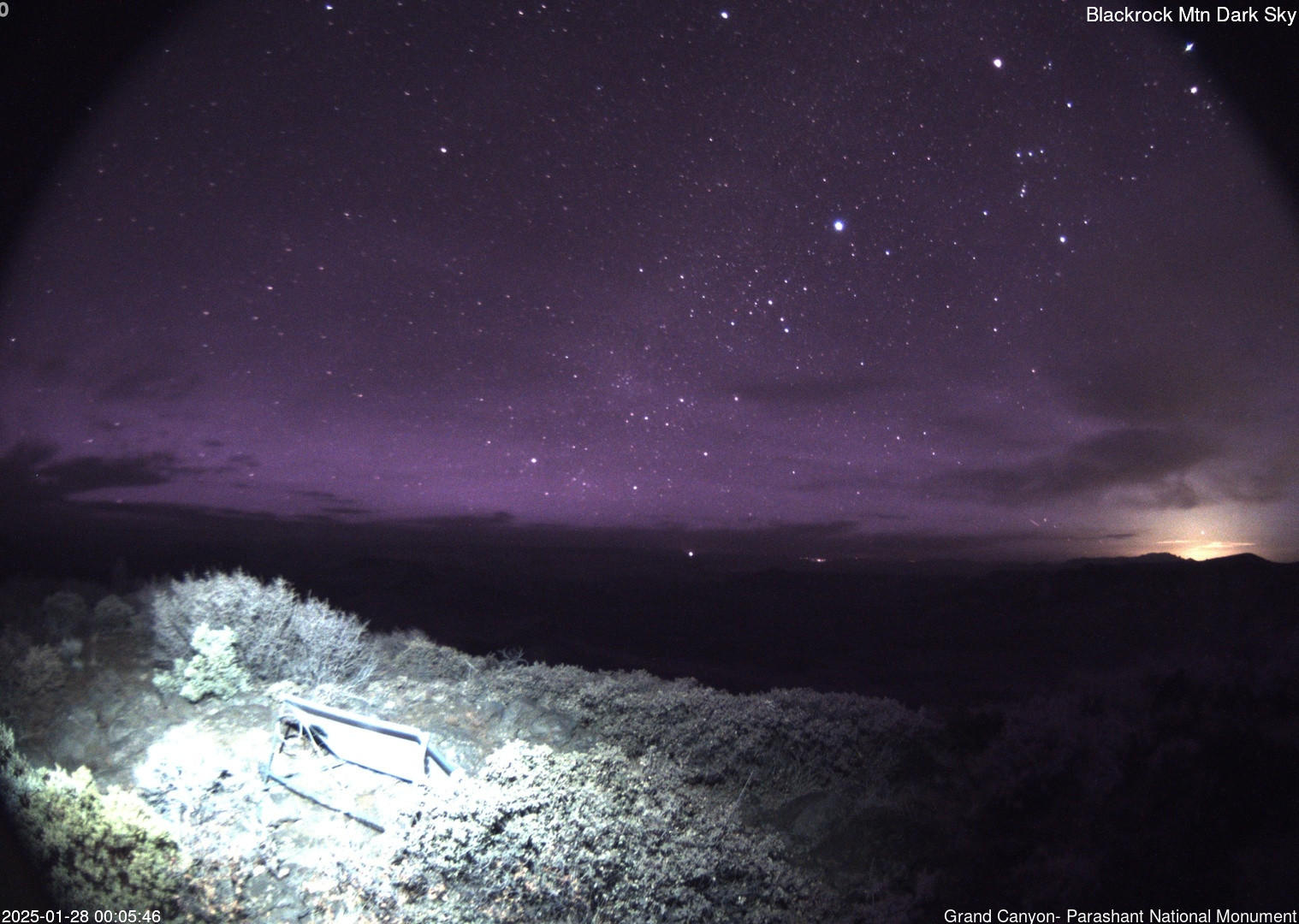 time-lapse frame, Blackrock - Dark Sky webcam