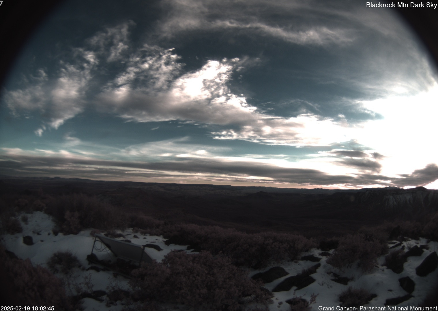 time-lapse frame, Blackrock - Dark Sky webcam