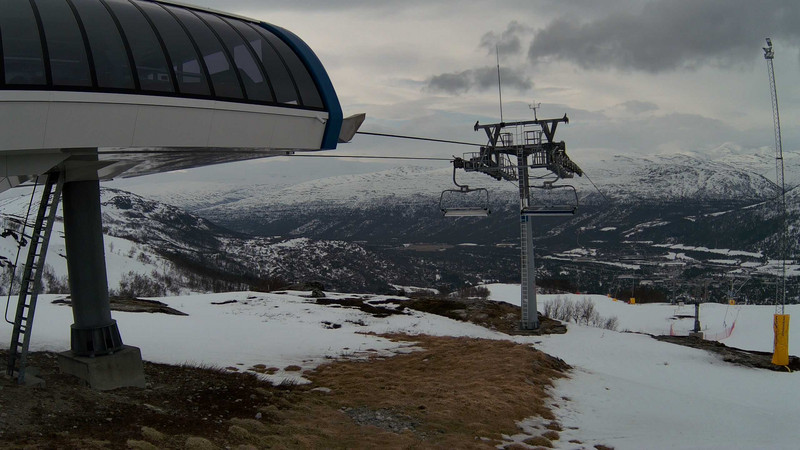 time-lapse frame, Fjellheisen webcam
