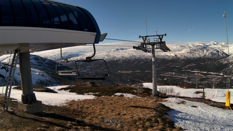 time-lapse frame, Fjellheisen webcam