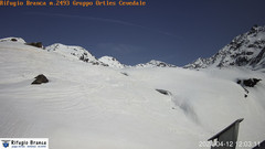 view from Rifugio Branca  Cevedale on 2024-04-12