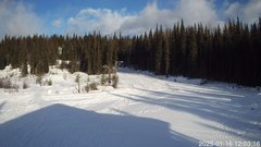 view from Nordic Centre Lodge on 2025-01-16