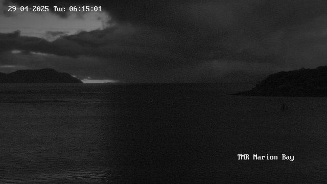 time-lapse frame, TMR - Marion Bay webcam