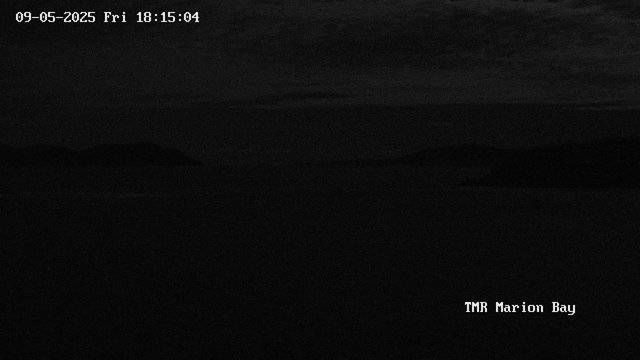 time-lapse frame, TMR - Marion Bay webcam