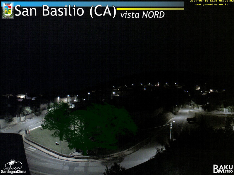 time-lapse frame, San Basilio webcam