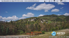 view from San Benedetto in Alpe on 2025-04-22