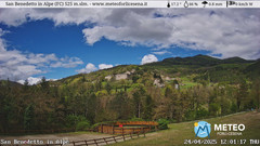 view from San Benedetto in Alpe on 2025-04-24
