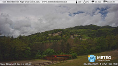 view from San Benedetto in Alpe on 2025-05-06