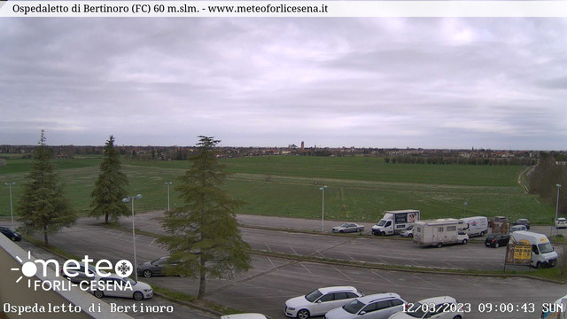 time-lapse frame, Ospedaletto di Bertinoro webcam