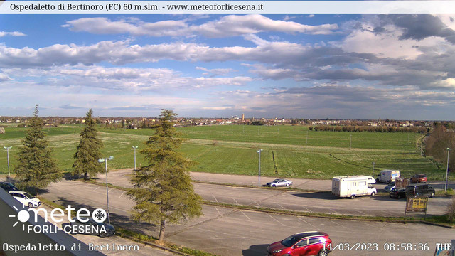 time-lapse frame, Ospedaletto di Bertinoro webcam
