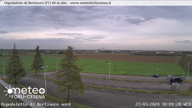 time-lapse frame, Ospedaletto di Bertinoro webcam