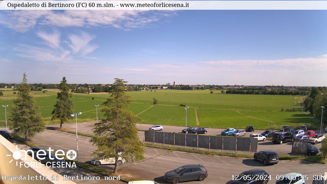 time-lapse frame, Ospedaletto di Bertinoro webcam