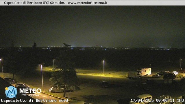 time-lapse frame, Ospedaletto di Bertinoro webcam