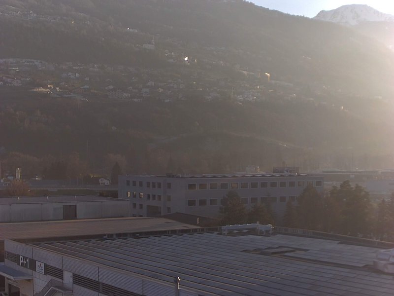 time-lapse frame, Sion - Industrie 17 sud webcam