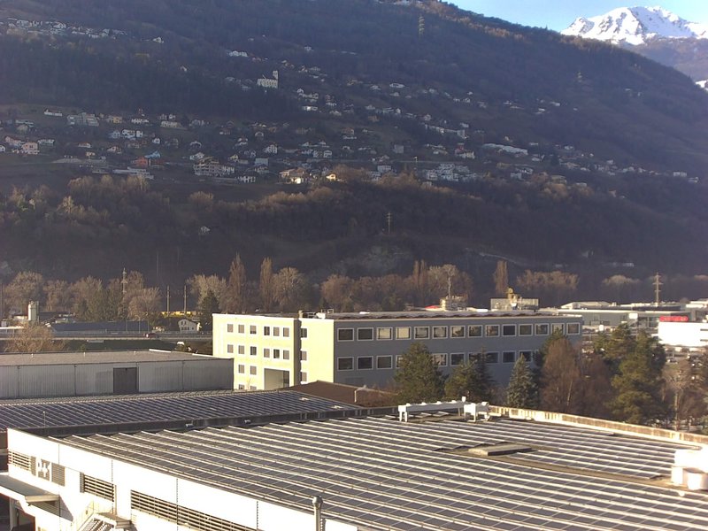 time-lapse frame, Sion - Industrie 17 sud webcam