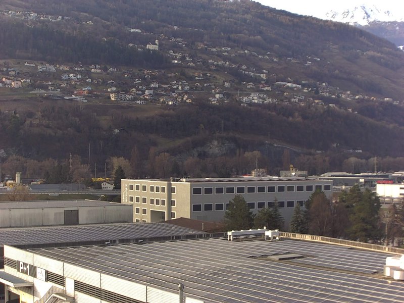 time-lapse frame, Sion - Industrie 17 sud webcam
