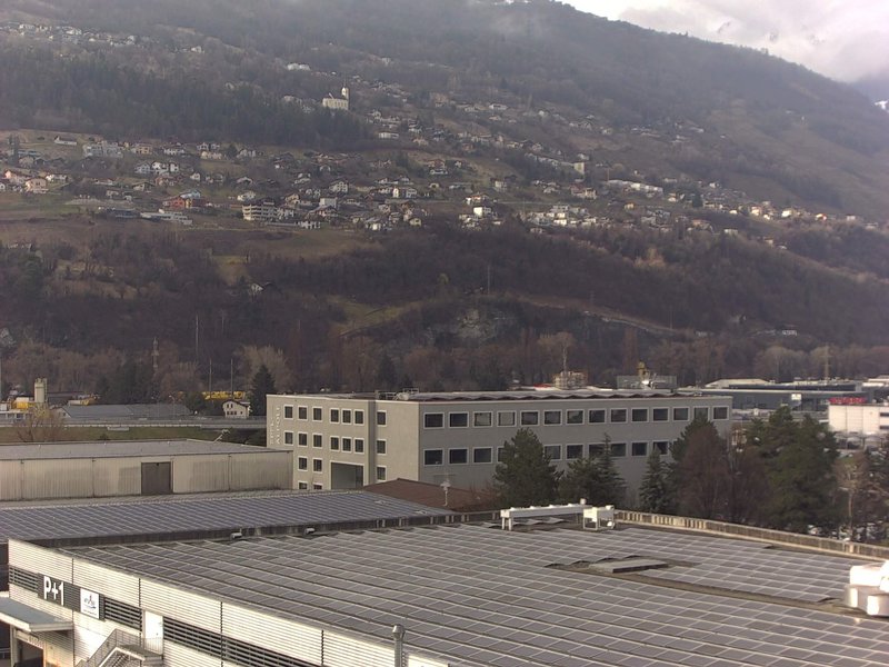 time-lapse frame, Sion - Industrie 17 sud webcam