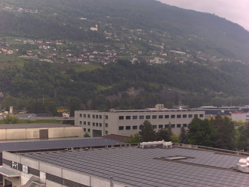 time-lapse frame, Sion - Industrie 17 sud webcam